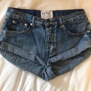 One teaspoon denim shorts